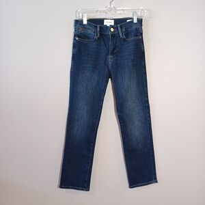 Frame Le High Straight Leg Jeans in Calvin Size 28